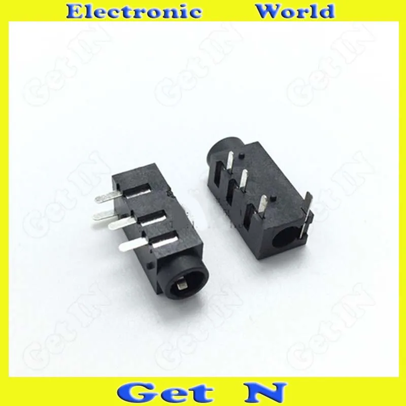 500 шт. PJ 320A 3 5 мм разъем для наушников Auido|connector 3.5|connector 3.5mmconnector socket |