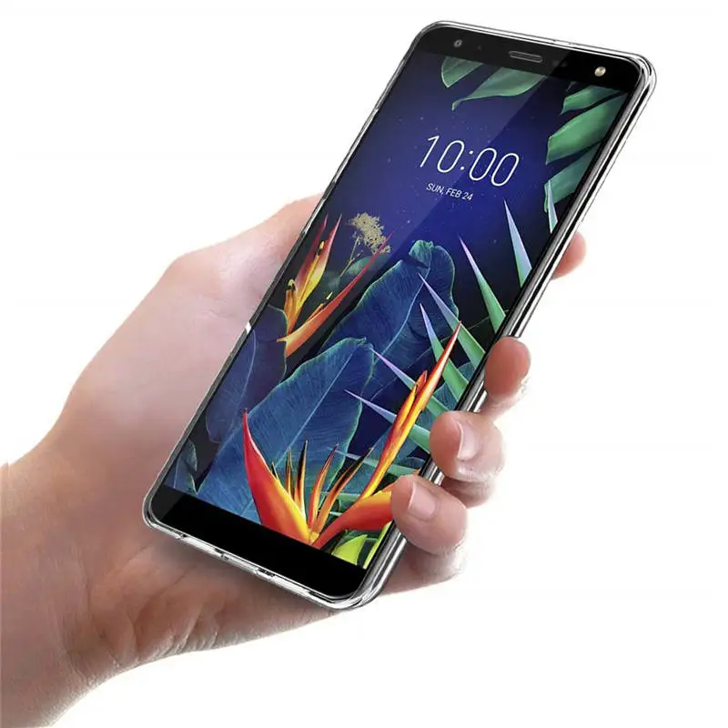 Мягкий чехол для LG K40 X4 2019 силиконовый прозрачный из ТПУ телефона K 40 LGK40 X420EM LM 5 7