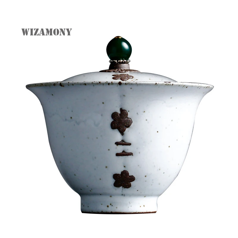 Wisamony чайный набор кунг фу чаша Gaiwan 170 мл Цзиндэчжэнь Элегантный Красивый Чайничек