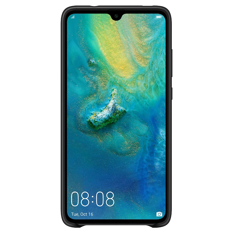 Силиконовый чехол для huawei mate 20 360, милый противоударный автомобильный держатель, мягкий жидкий силиконовый чехол
