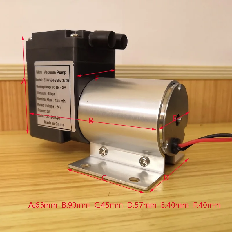 13л/м Расход 85 кПа вакуумный DC бесщеточный мотор мини насос|Насосы| |