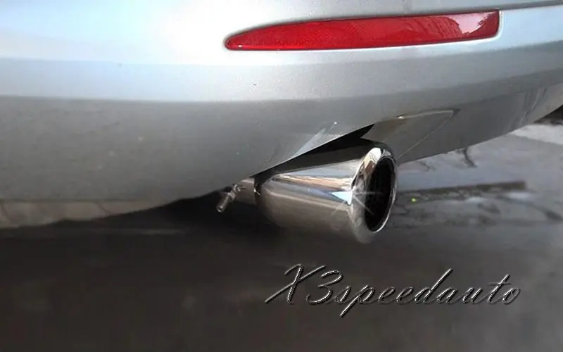 Бесплатная доставка нержавеющая сталь 2 шт глушитель наконечник трубы для Land Rover