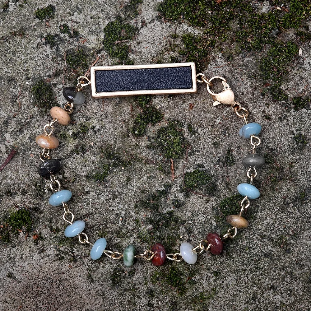 Wild &amp Free браслеты с бусинами из натурального камня Браслеты для женщин женские