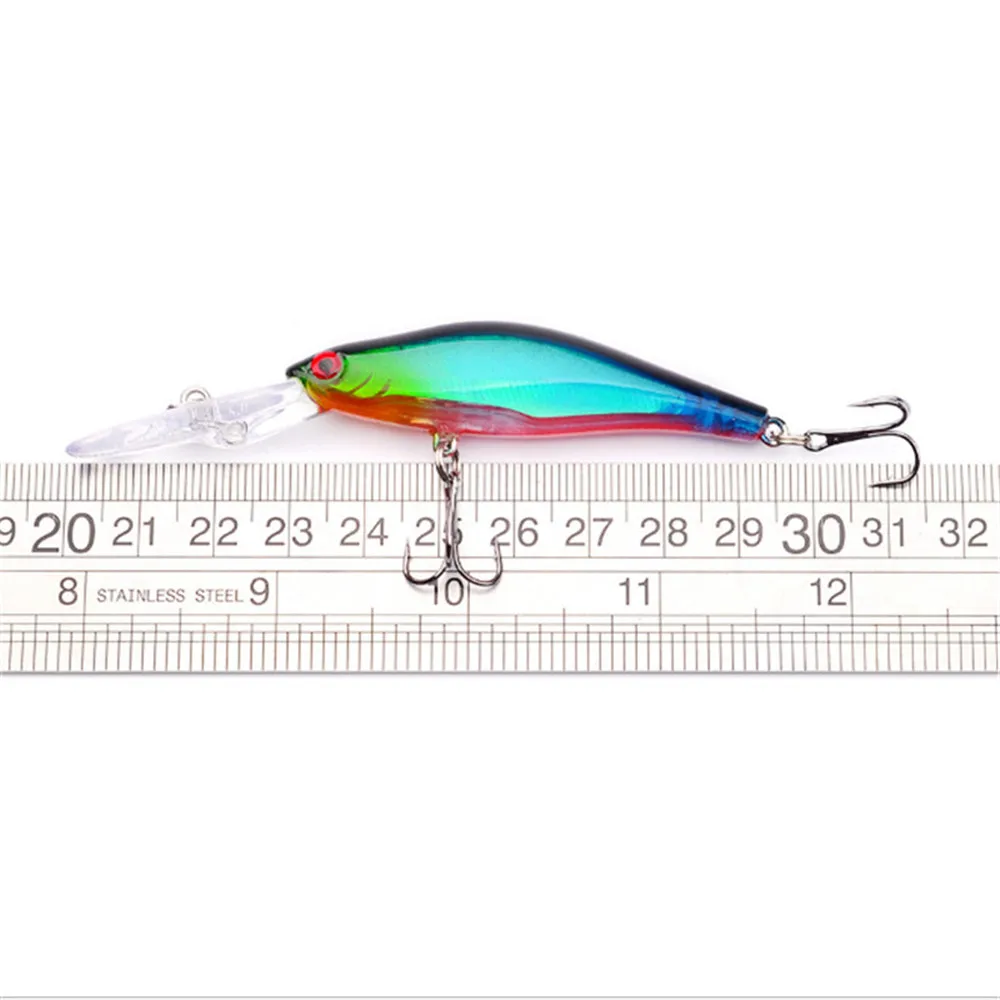 1 шт. 9.7cm7g Hot лазера Minnow приманки для ловли рыбы высокое качество жесткие