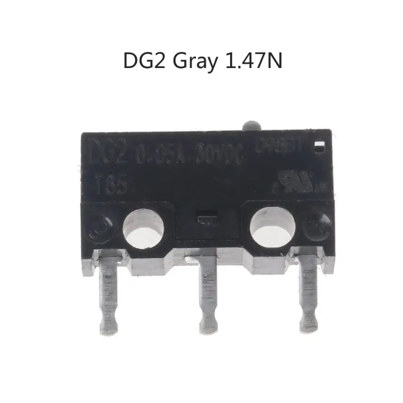 1PC Original CHERRY Mouse Micro Switch DG2 T85 0.05A 30VDC DG4 1A 125VAC 1A30VDC Gray 1.47N Black 0.74N Point | Компьютеры и офис