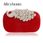 Женская вечерняя Замшевая сумка, украшенная бусинами, на цепочке, элегантные стразы, клатч с павлином