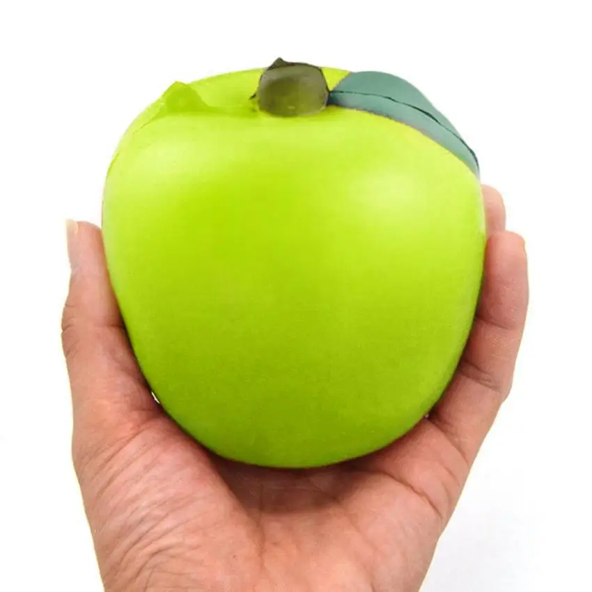 dolls Apple Cream Scented Slow Rising Toy Cell Phone Charms Pendant Strap Small Elastic Environmentally PU Green Z1201 | Дом и сад