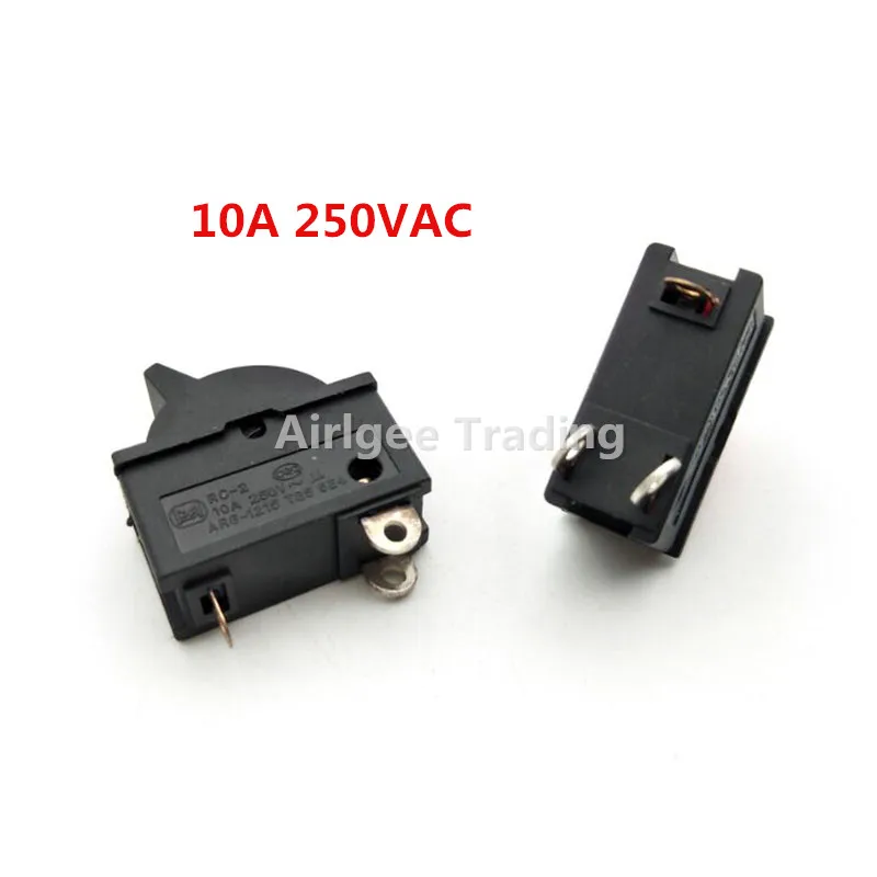 2 шт. 10A 250V черный, красный ветер Скорость Управление перекидной переключатель кнопки 3 позиции 3Pin SPDT переключатель для фена для волос