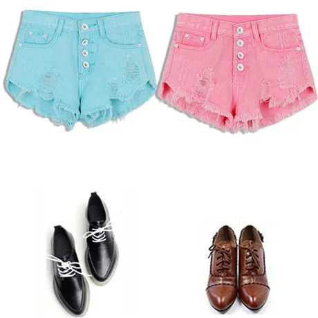 2017 новое поступление модные женские шорты мини-шаровары джинсы Летний стиль