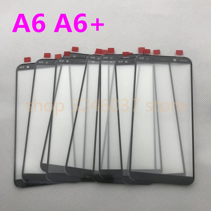 Новая оригинальная замена для samsung Galaxy A6 A600 A600F A6+ plus A605 A605F lcd Передний сенсорный экран Внешний стеклянный объектив Ремонт