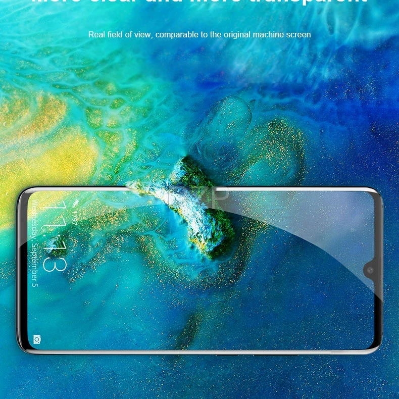 RZP 9D изогнутая Защитная пленка для экрана с полным покрытием для Huawei Mate 10 20 X lite профессиональная защитная пленка 3D мягкая животная пленка(не закаленное стекло