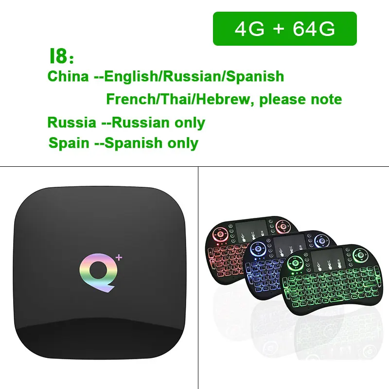 4G64G add I8 Горячая Q plus Android tv box 8,1 9. 0 OS USB3.0 wifi 4G32G 64G H6 четырехъядерный Cortex-A53 HD mi 2,0 6K VS X96 mi ni mi BOX - Цвет: 4G64G add I8