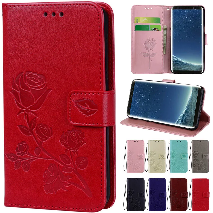 Кожаный чехол кошелек с откидной крышкой для SAMSUNG S9 S8 Plus S7 S6 Edge S5 S4 S3 J120 J310 J510 J710 2016