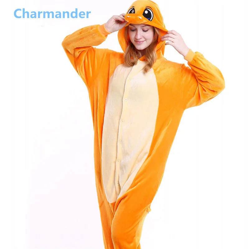 Унисекс для взрослых зимние пижамы повседневное Пижама животных наборы ухода за