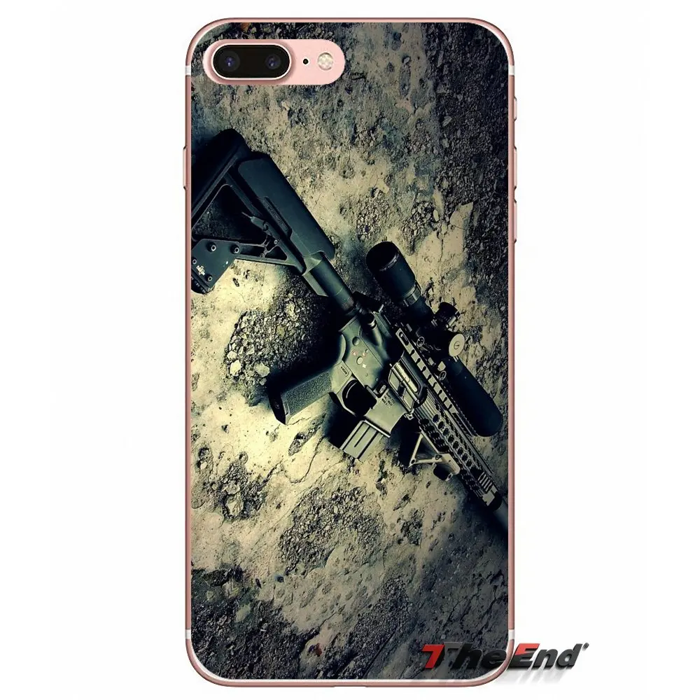 Rifles Guns Weapons bullet Pattern Case For Xiaomi Redmi 4 3 3S Pro Mi3 Mi4 Mi4i Mi4C Mi5 Mi5S Mi Max Note 2 | Мобильные телефоны и