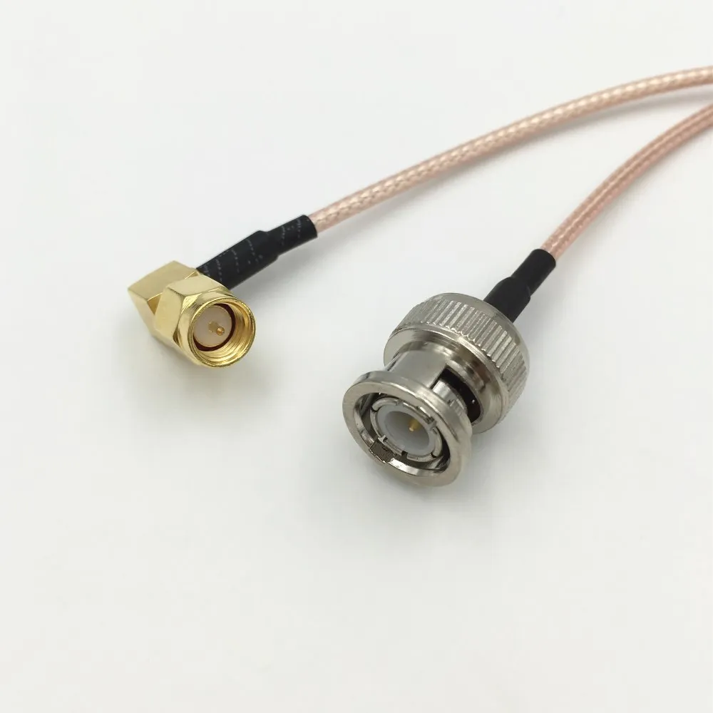 Коаксиальный удлинитель с прямым штекером BNC на разъем SMA RG179|Соединители| |
