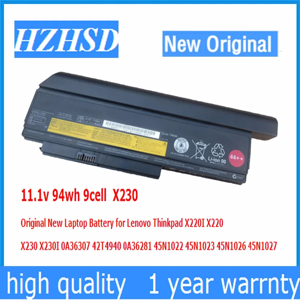 

11.1v 94wh 9cell X230 Original New Laptop Battery for Lenovo Thinkpad X220I X220 X230I 0A36307 42T4940 0A36281 45N1022 45N1023