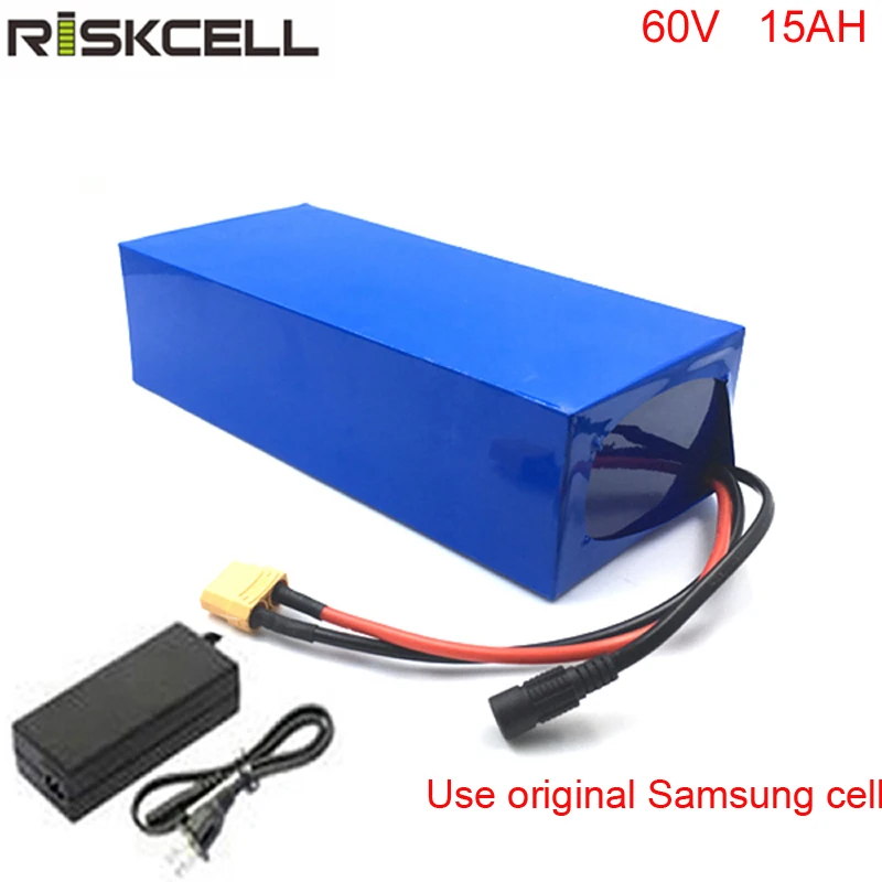 Литий ионный аккумулятор для электроскутера 60 В 15 Ач в 1800 Вт|battery 60v|battery with charger60v