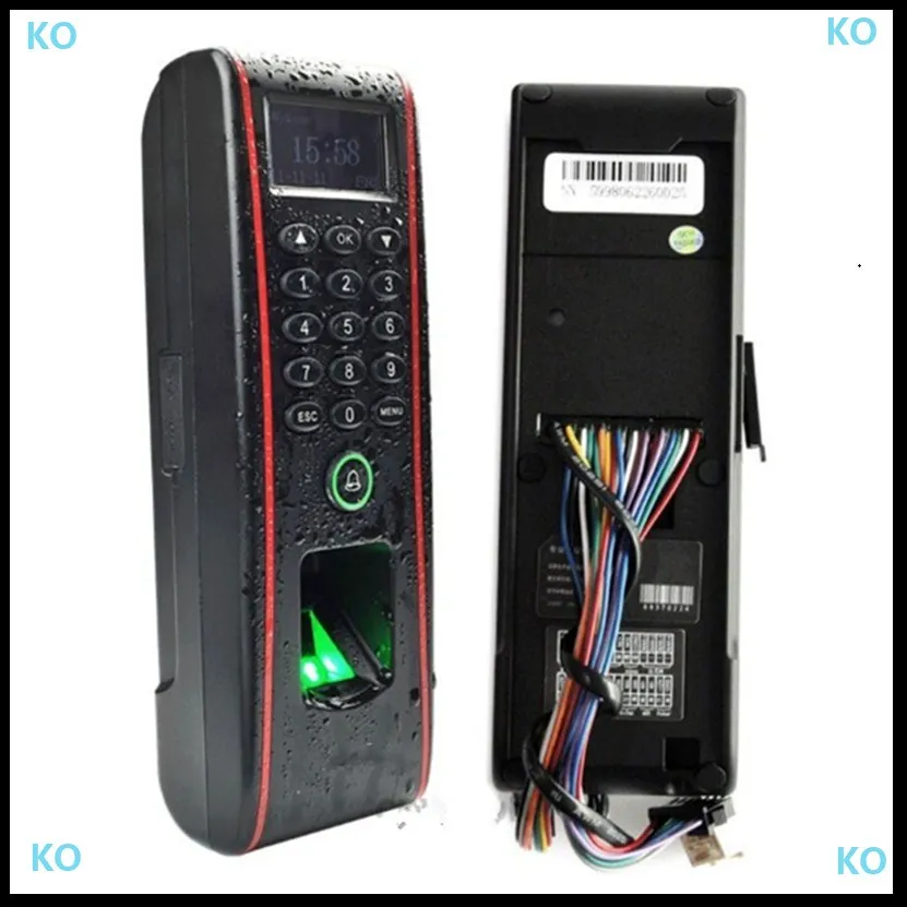 IP65 отпечатков пальцев клавиатуры ZKTeco двери контроллер доступа посещаемость