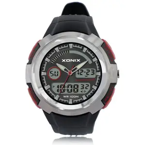 100m waterproof mens sports watches relogio brands hot men pu sport watch reloj s shockproof electronic wristwatch free global shipping