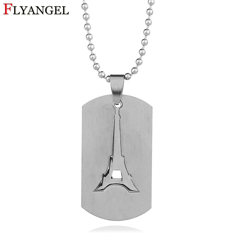 Винтажное ожерелье с подвеской в виде Эйфелевой башни для женщин и мужчин