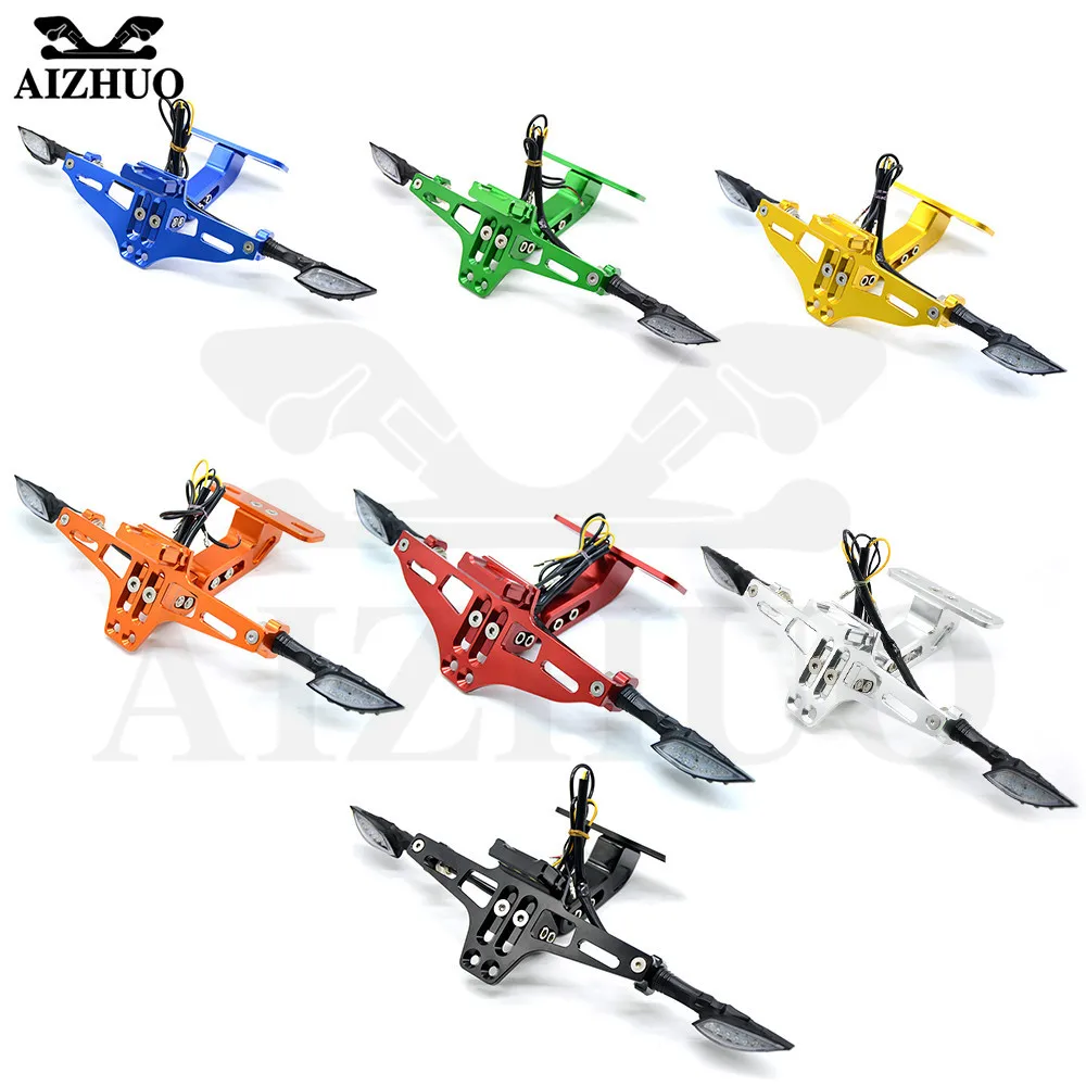 Мотоцикл лицензии кронштейн номерных знаков держатель номер кадра пластина для