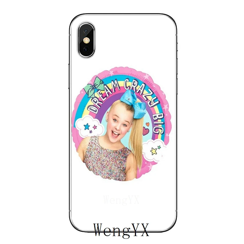Для Apple iPhone X XR XS Max 8 7 plus 6s 6 plus SE 5S 5c 5 4S 4 Jojo Siwa популярный мягкий чехол для телефона из ТПУ