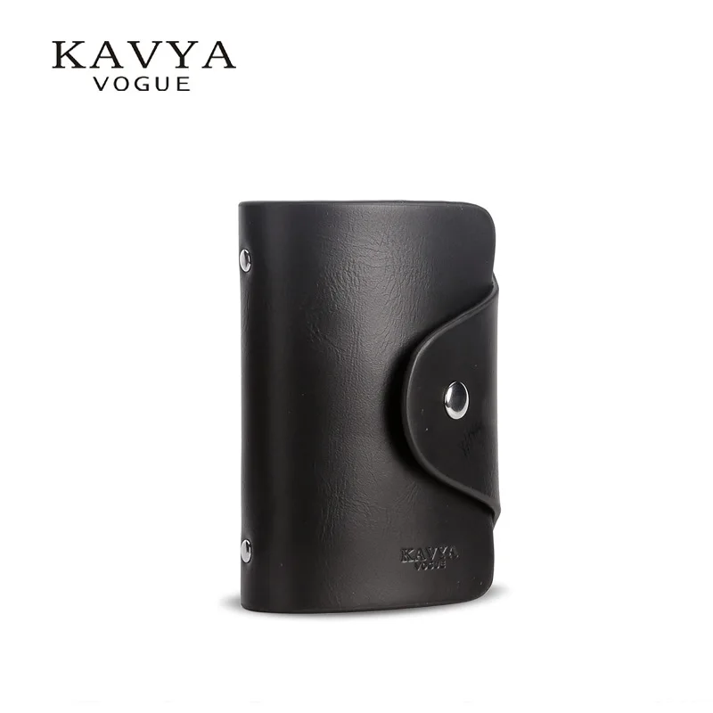KAVYAVOGUE Новый из натуральной кожи Бизнес ID Кредитная карта держатель имя карточка