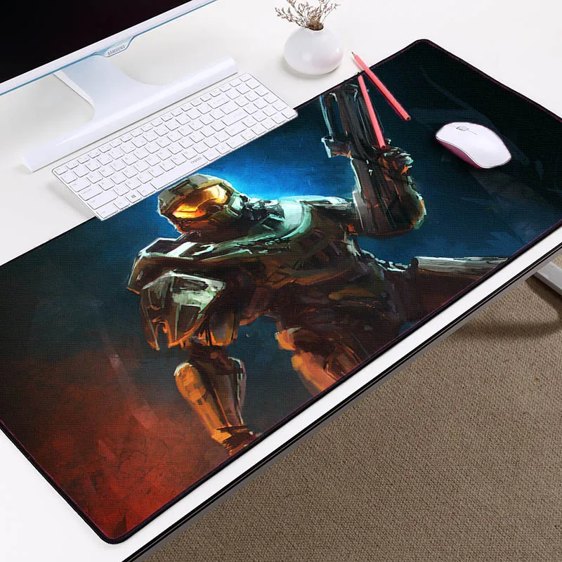 300X600X2MM Congsipad серии Halo размер для 400x800x2 мм коврики для мыши видеоигры Halo 5 Master Sergeant Настольный коврик с узором коврик для мыши - Цвет: 300X600X2MM