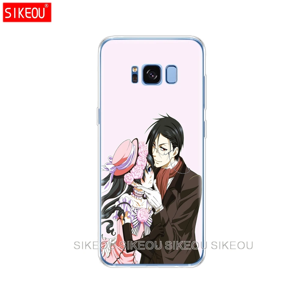 Силиконовый чехол для Samsung Galaxy S9 S8 S7 S6 edge S5 S4 S3 PLUS телефона японского аниме Black Butler