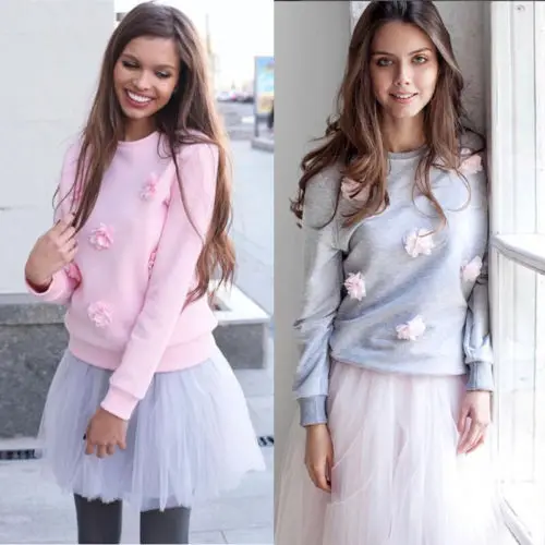 Новинка 2017 года сезон осень Милая Женская толстовка с вырезом лодочкой для