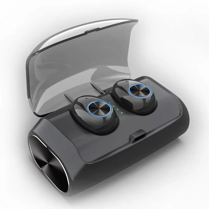 Excelvan Bluetooth 5 0 настоящие Беспроводные наушники с микрофоном 2600 мАч переносной