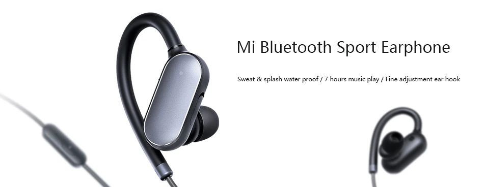Оригинальные Xiaomi Bluetooth наушники гарнитура с микрофоном Спортивные Беспроводные наушники Bluetooth 4,1 IPX4 водонепроницаемые Xiaomi fron de ouvido
