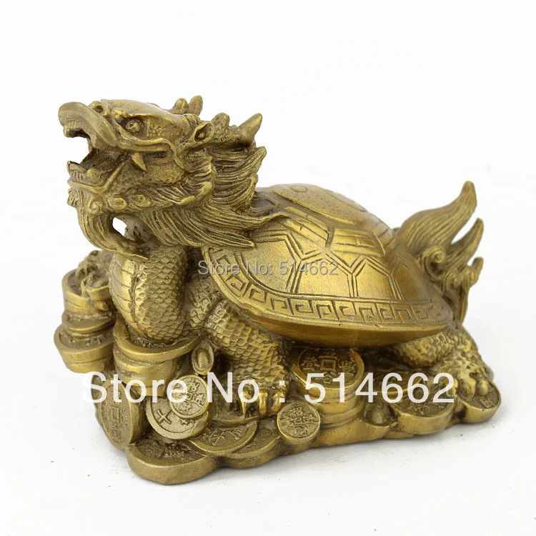 

FengShui Brass BaGua Turtle STATUES