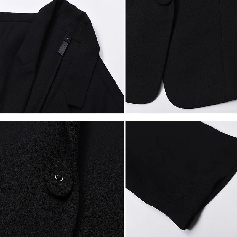 2020 корейский женский шифоновый пиджак тонкая женская белая верхняя одежда