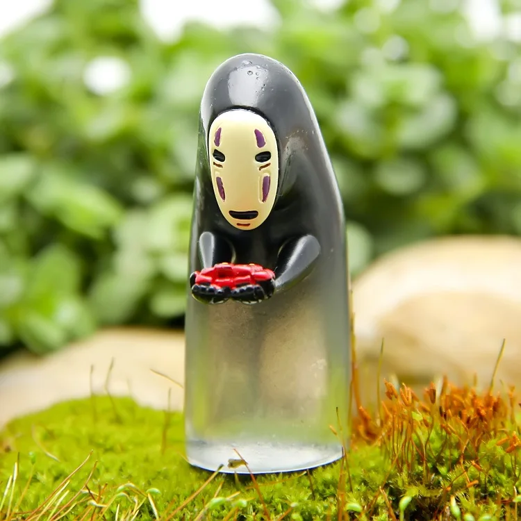 Аниме KiKis доставка Mei Princess Mononoke со спиральным выездом Kaonashi без лица Рисунок брелок