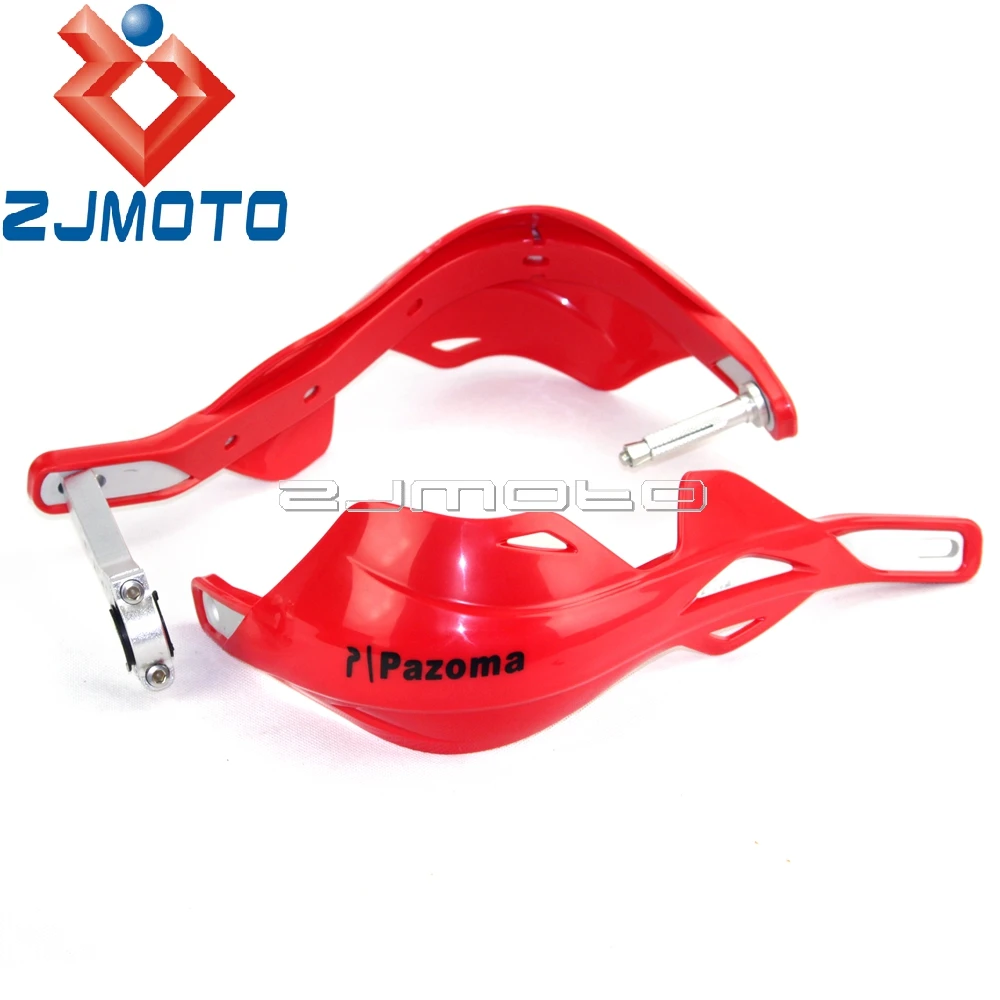 Фото Красные накладки на руль ZJMOTO 22 мм 28 мм для диртбайка, Раптор 7/8 