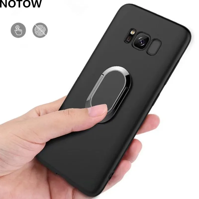 NOTOW 360 градусов вращающееся кольцо держатель подставка чехол матовый ТПУ