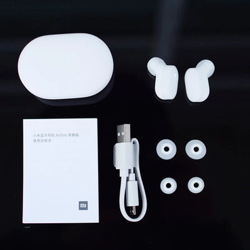 В наличии Xiaomi Mijia AirDots TWS наушники Bluetooth 5 0 зарядная коробка стерео басы