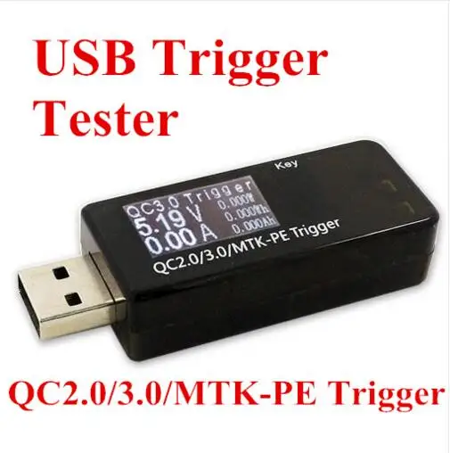 Мини цифровой измеритель QC2.0/3.0/MTK PE USB Mobile Power триггер зарядное устройство тестер