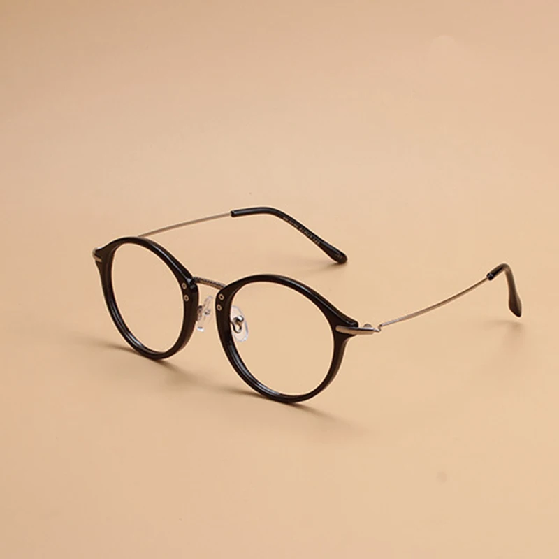 TR90 Hipster круглые оправы для очков Для мужчин женщин Винтаж очки с диоптриями