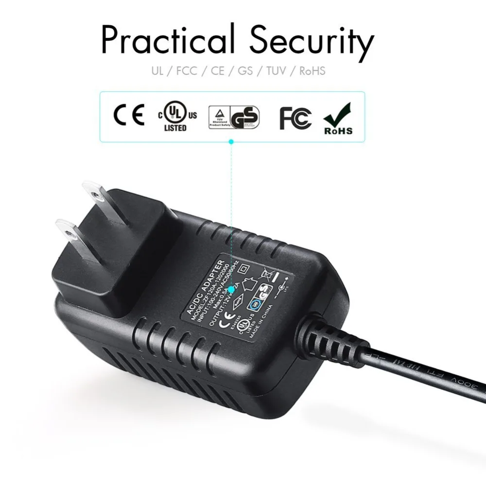 VIPMOON AC 100-240 В 50/60 Гц к DC 12 2A 24 Вт стены Зарядное устройство Питание адаптер-США Plug |