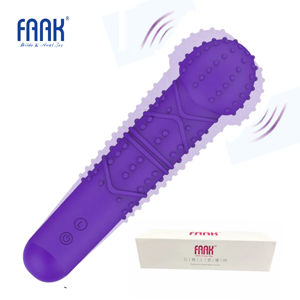 Фаллоимитатор для женщин FAAK мощный силиконовый вибратор Стимулятор клитора