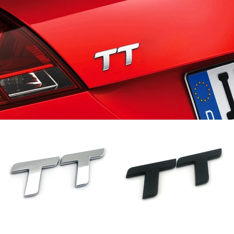 Для Audi TT логотип эмблема значок ABS 3D наклейка задняя авто Внешнее украшение s |