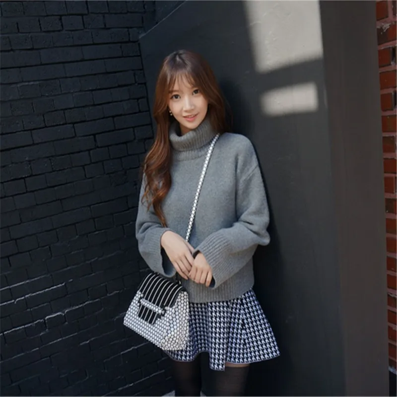 2018 осенне-зимний вязаный свитер пуловер женский куртка верхняя одежда с