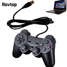USB проводной игровой контроллер Двойной вибрационный ударный