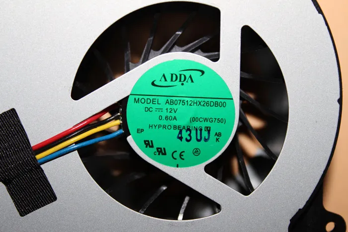 Охлаждающий вентилятор для сервера ADDA AB07512HX26DB00 00WG750 12 В постоянного тока 0 60 А |