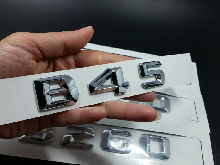 For Mercedes B Grade B180 B45 B200 B250 B260 Discharge Capacity Refitting Letters Emblem Badge Sticker Benz Logo | Автомобили и