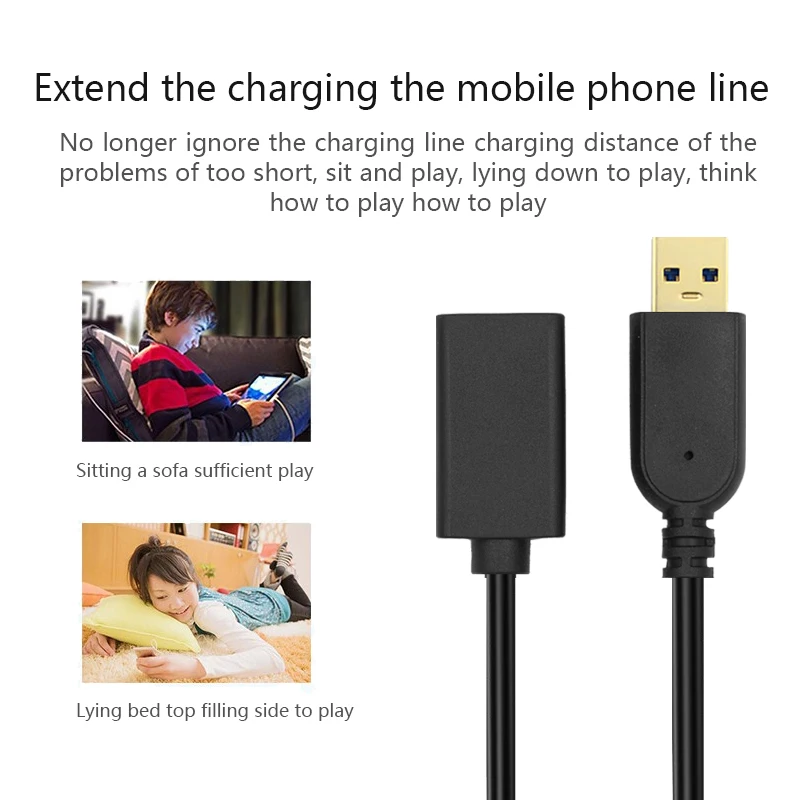 Usb-кабель-удлинитель штекер-гнездо сверхскоростной usb кабель для синхронизации
