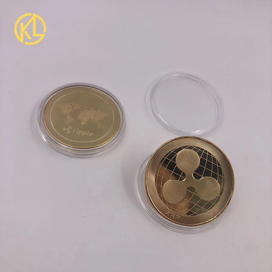 1 шт. сувенирные круглые монеты Ripple Dash крылатунь EOS для